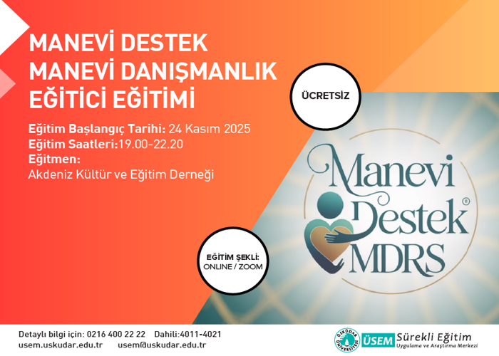 2.GRUP MANEVİ DESTEK KURS PROGRAMI EĞİTİCİ EĞİTİMİ