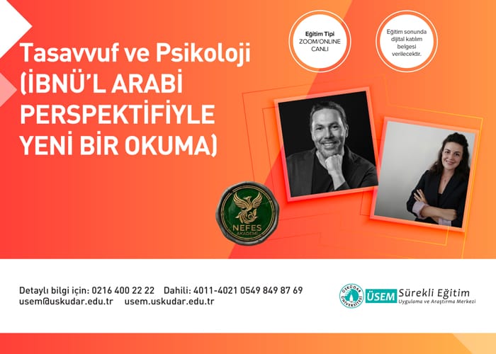 Tasavvuf Ve Psikoloji (İBNÜ'L ARABİ PERSPEKTİFİYLE YENİ BİR OKUMA)