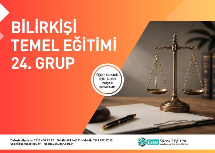 Bilirkişi Temel Eğitimi 24.Grup
